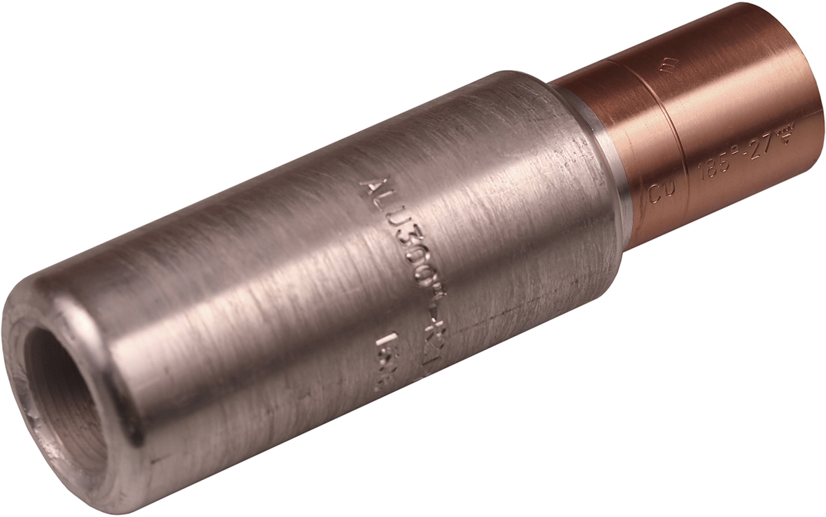 Stoßverbinder aus Aluminium/Kupfer 300-400 mm²