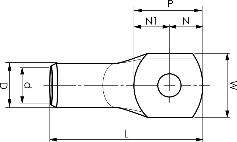 KRF Rørkabelsko (NS) 16 - 630 mm²