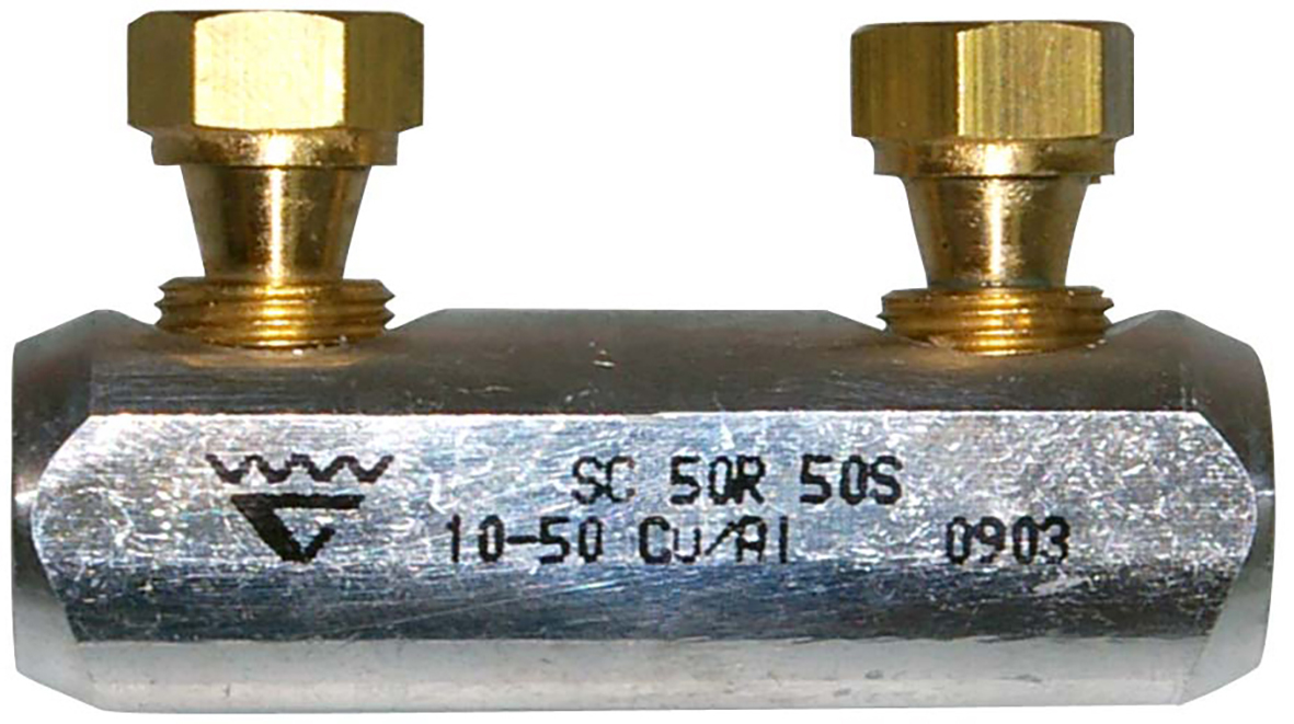 Shearbolt connectors 10 - 240 mm² (pre-assembled screw)