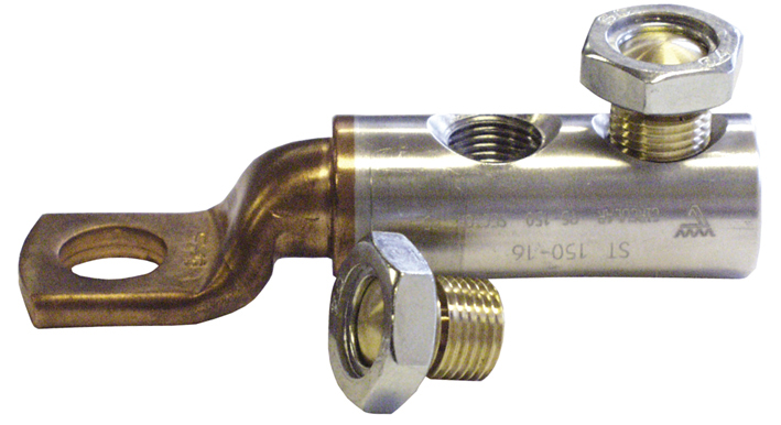 Shearbolt terminals 10 - 630 mm² (reversible screw)