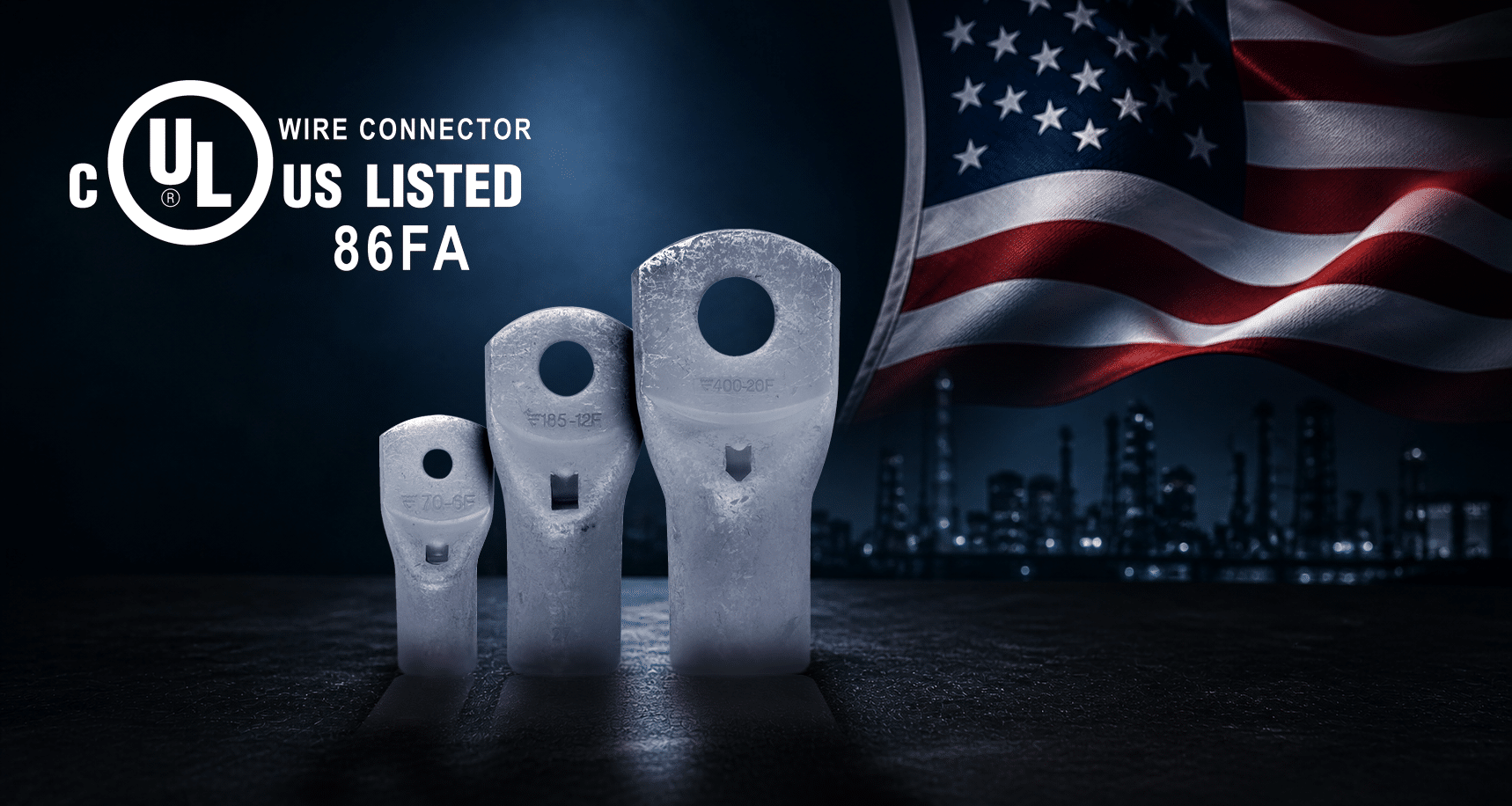 Elpress UL approved copper tube terminals